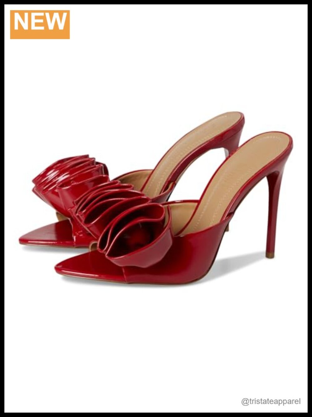 Steve Madden Affinity Heeled Sandal Slide Stiletto Pointed Toe